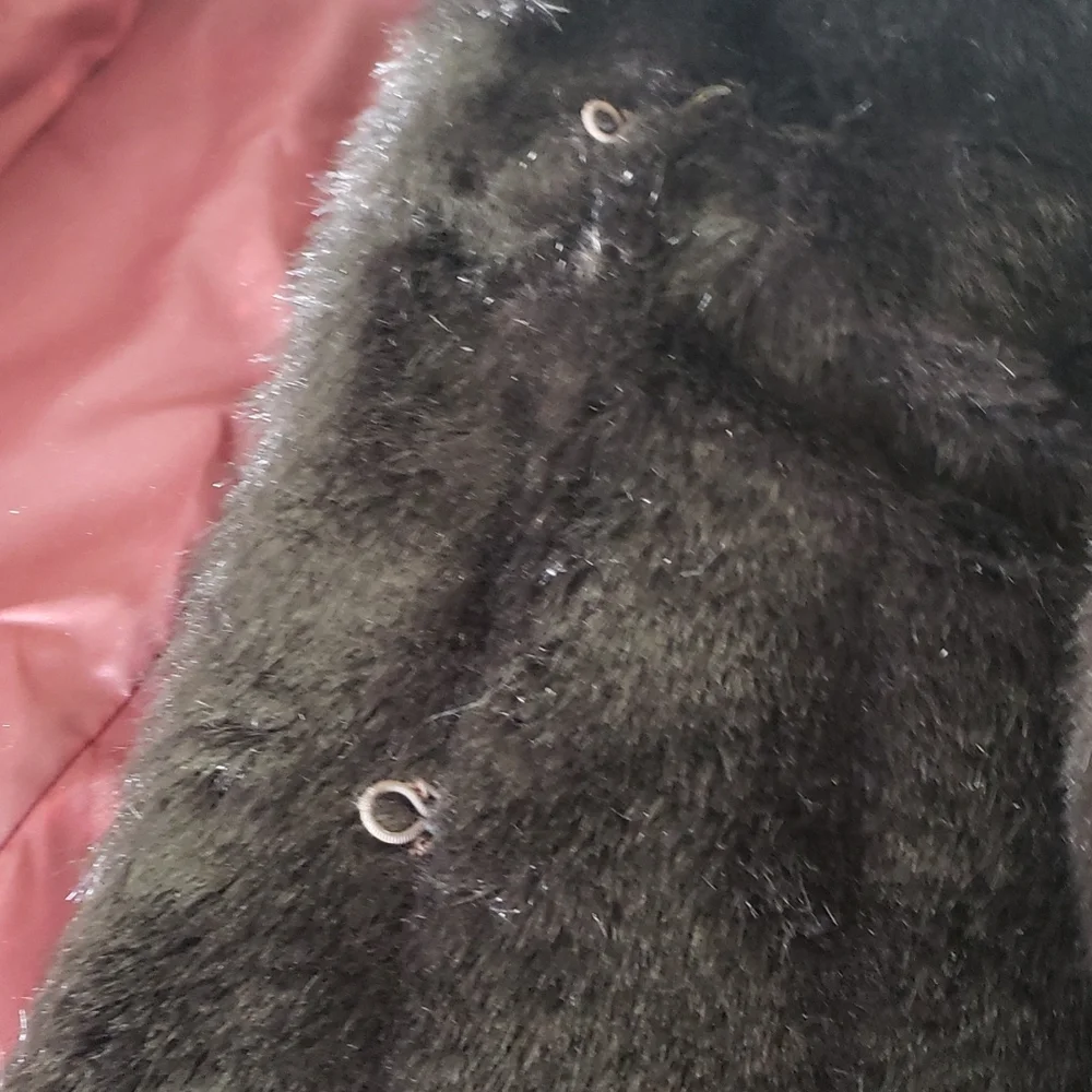 vintage Giorgio Parnucci faux fur coat sz 2x Made in USA - Picture 6 of 11